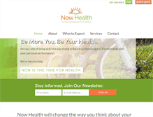 Tablet Screenshot of nowhealthpalmer.com